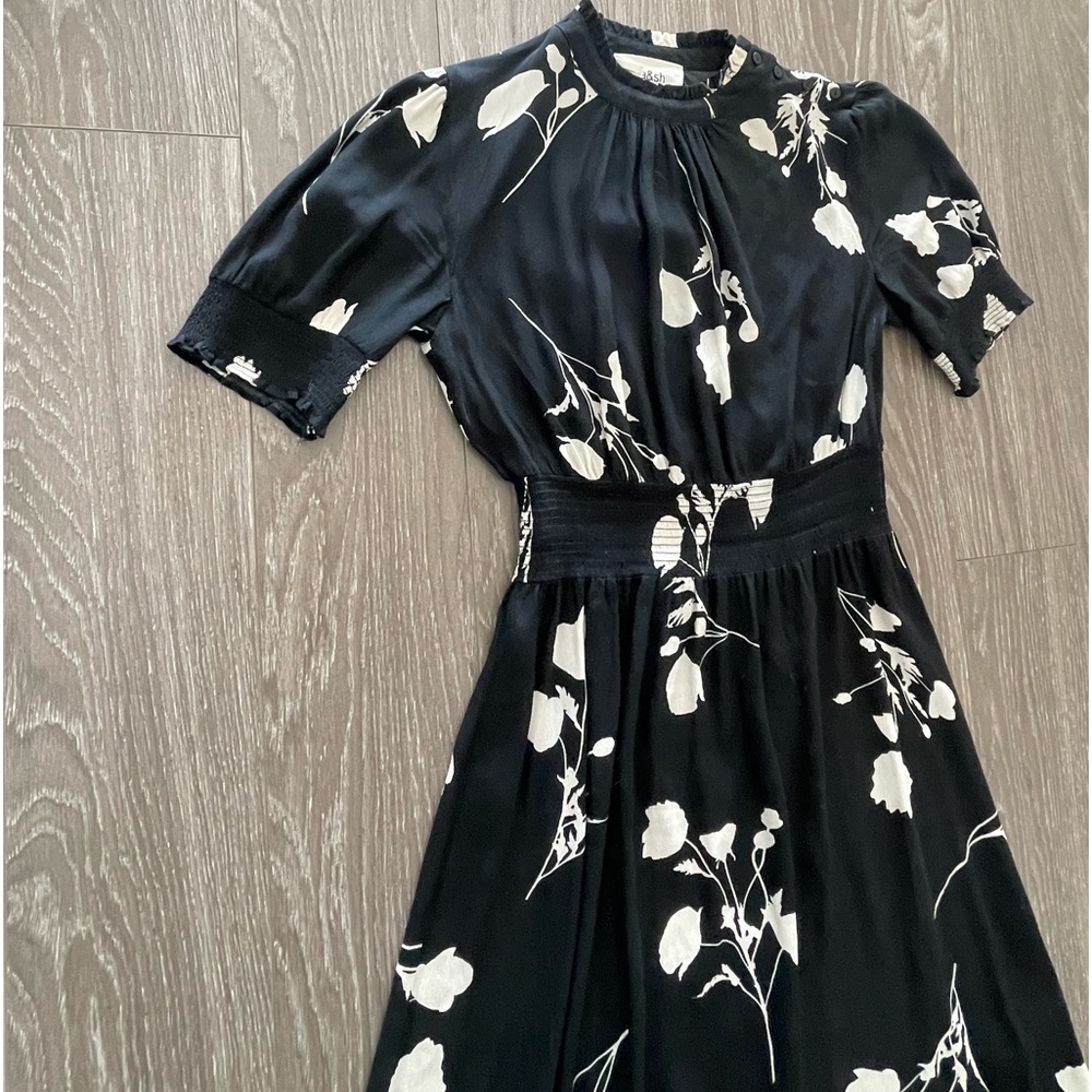 Ba&sh hi-lo midi dress - Picture 2 of 4